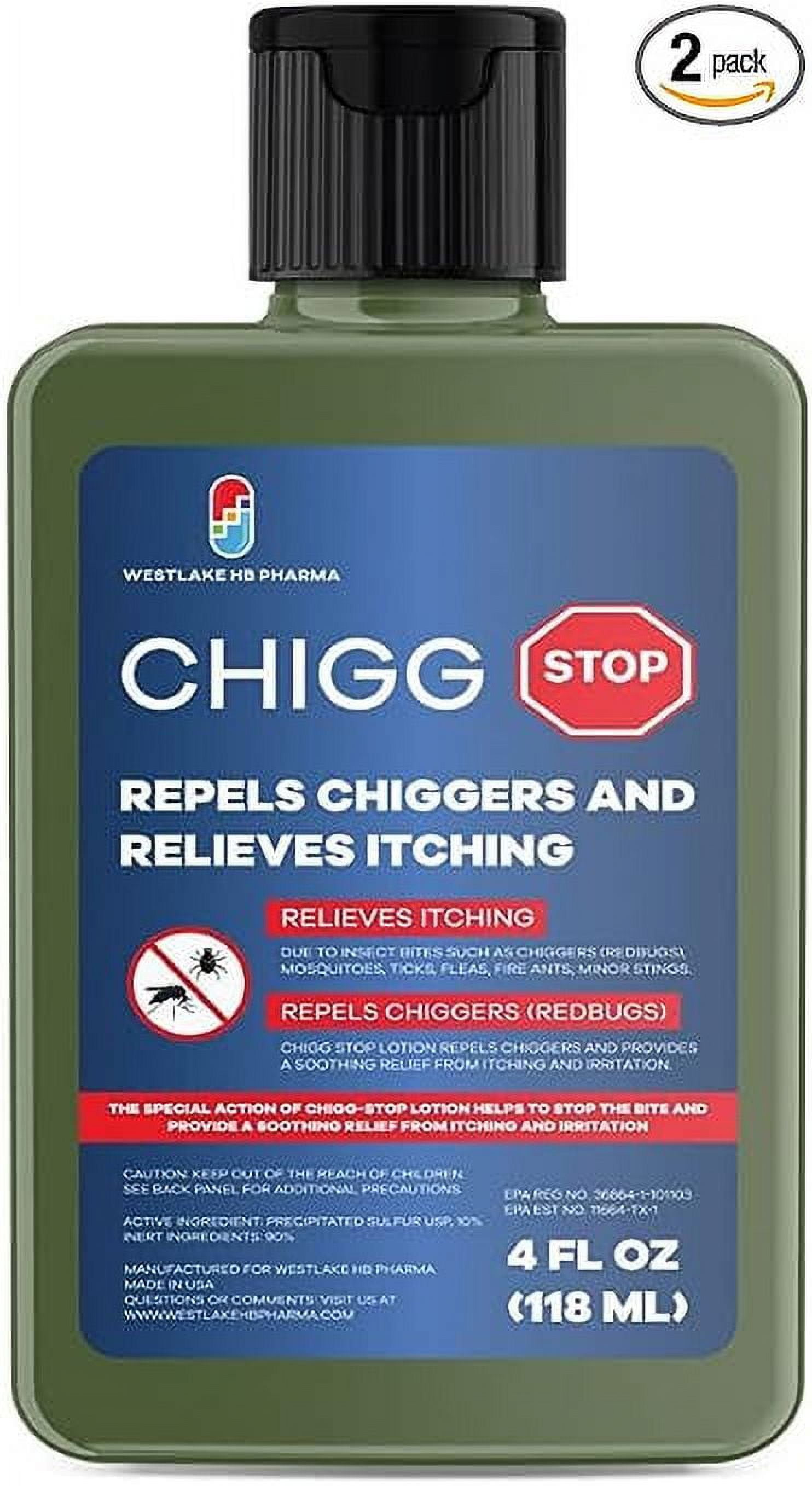 ChiggStop Relieves Itching and Repels Chiggers, 4 fl oz (Pack of 2