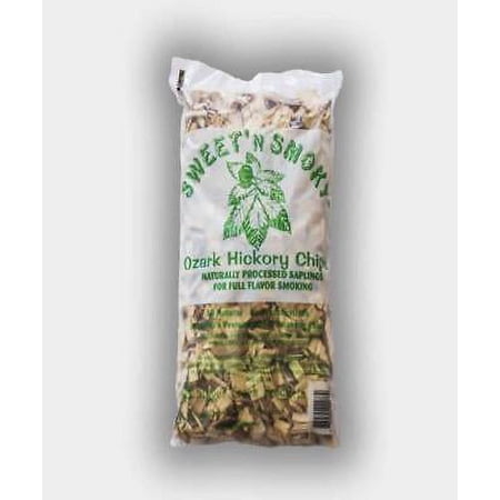 1 PC Chigger Creek Sweet' N Smoky All Natural Ozark Hickory Wood Smoking Chips 200 cu in