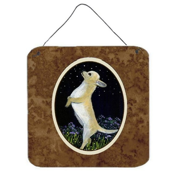 Chihuahua Aluminium Metal Wall Or Door Hanging Prints - 6 x 6 In.