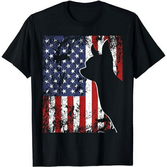 Chihuahua American Flag Dog USA Patriotic Men Women T-Shirt