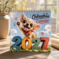 thumbnail image 1 of Chihuahua Calendar 2027, 12 Months Wall Calendar From Jan. 2027 - Dec. 2027, Cute Pet Dog Illustrations Hanging Calendar for Home & Office Decor, 1 of 7