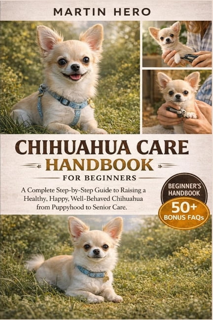Chihuahua Care Handbook for Beginners: A Complete Step-by-Step Guide to Raising a Healthy, Happy, Well-Behaved Chihuahua, (Paperback)