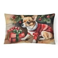 thumbnail image 1 of Chihuahua Cozy Christmas Throw Pillow 12 in x 16 in, 1 of 4