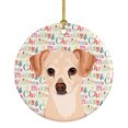 thumbnail image 1 of Chihuahua Cream Christmas Ceramic Ornament 2.8 in x 2.8 in, 1 of 3