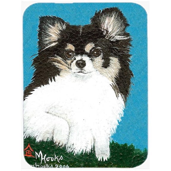Chihuahua Cute Face Glass Cutting Board- Large
