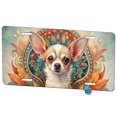 thumbnail image 1 of Chihuahua Dog Art Nouveau Metal Novelty License Plate, 1 of 7