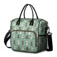 thumbnail image 1 of Chihuahua and Dog Paw Print Green Insulated Leakproof Lunch Box for Women, Large Lunch Bag for Tween Teen Adult, Loncheras Para Mujer for Work Beach Travel Picnic Camping, 1 of 6