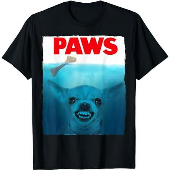 Chihuahua Dog Paws Cute Movie Poster Pet Funny T-Shirt