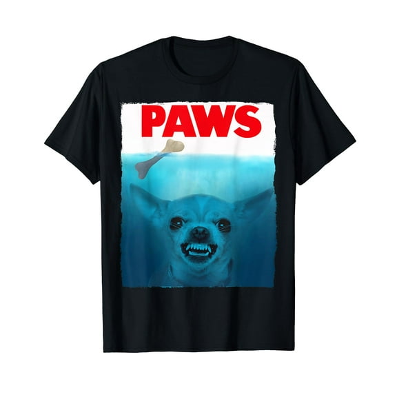 Chihuahua Dog Paws Cute Movie Poster Pet Funny T-Shirt