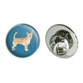 thumbnail image 1 of Chihuahua Dog Pet Drawing Metal 0.75" Lapel Hat Pin Tie Tack Pinback, 1 of 7