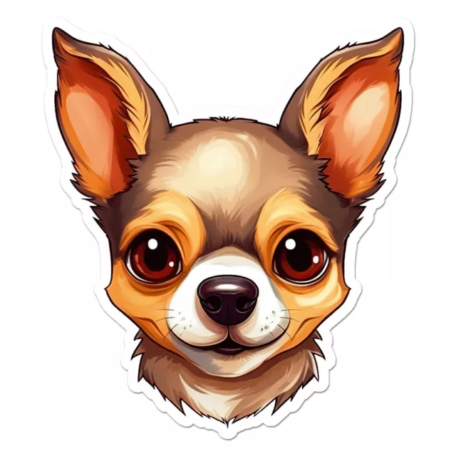 Chihuahua Dog Sticker Phone Decal Water Bottle Stickers Car Decals ...