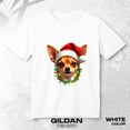 thumbnail image 1 of Chihuahua Dog The Christmas Father Hat Xmas Lights Merry Christmas Pajama Owner Unisex T-Shirt, up to size 5XL., 1 of 2