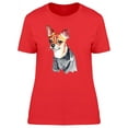 thumbnail image 1 of Chihuahua Dog With A Black Shirt T-Shirt Women -Image by Shutterstock, Female Small, 1 of 2