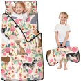 thumbnail image 1 of Chihuahua Dog and Flower Toddler Nap Mats for Kids Preschool,Sleeping Mat Bag or Kids,Toddler Sleeping Bag,Toddler Nap Mat or Daycare, 1 of 6