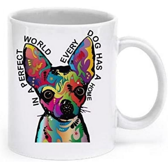 Chihuahua Dogs Mug - Chihuahua Mug - In a Perfect World - Chihuahua Mugs - Chihuahua Gifts