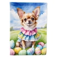 thumbnail image 1 of Chihuahua Easter Egg Hunt House Flag 28 in x 40 in, 1 of 7