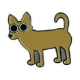 thumbnail image 1 of Chihuahua Enamel Pin - Novelty Funny Chi Hooa Hooa Dog - Cute Enamel Lapel PIN - 1" x 1.5", 1 of 1