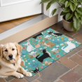 thumbnail image 1 of Chihuahua and Flower Florals Door Rugs,Washable Non Slip Door Mats Indoor,Decorative Door Mats,Entry Mat Indoor for Entrance,Bedroom,Kitchen,Bathroom,16"x24", 1 of 6