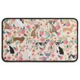 thumbnail image 1 of Chihuahua and Flower Florals Door Rugs,Washable Non Slip Door Mats Indoor,Decorative Door Mats,Entry Mat Indoor for Entrance,Bedroom,Kitchen,Bathroom,30"x17", 1 of 6