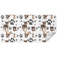 thumbnail image 1 of Chihuahua and Footprints Rectangle Tablecloth 60"x120",Waterproof Polyester Rectangle Table Cloth, Wipeable Spillproof Polyester Tablecloth for Dining, Camping, Indoor and Outdoor, 1 of 6