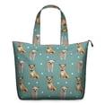 thumbnail image 1 of Chihuahua and Footprints Travel Tote Bags for Women Carry On,Large Weekender Bags for Women Travel,Multi Functional Duffle Bag for Work,Shopping,Sports, 1 of 5