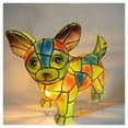 thumbnail image 1 of Chihuahua Lamp, Dog Series Art Night Light, Colorful Pet Dogs Themed Led Table Lamps, Vintage Style Pet Memorial Decor with Warm Ambient Glow, Unique Gifts for Dog Lovers, 1 of 7