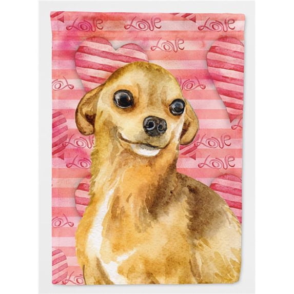 Chihuahua Love Flag - Canvas House Size