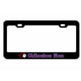 thumbnail image 1 of Chihuahua Mom Dog Lovers Style Metal License Plate Frame Personalized/Car Accessories Car Tag Holder Cover (Black/Purple), 1 of 2