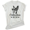 thumbnail image 1 of Chihuahua Mom T-shirt, Unisex Women's Shirt, Chihuahua Owner, Best Dog Mom Gift, Heather Ash, X-Large, 1 of 6
