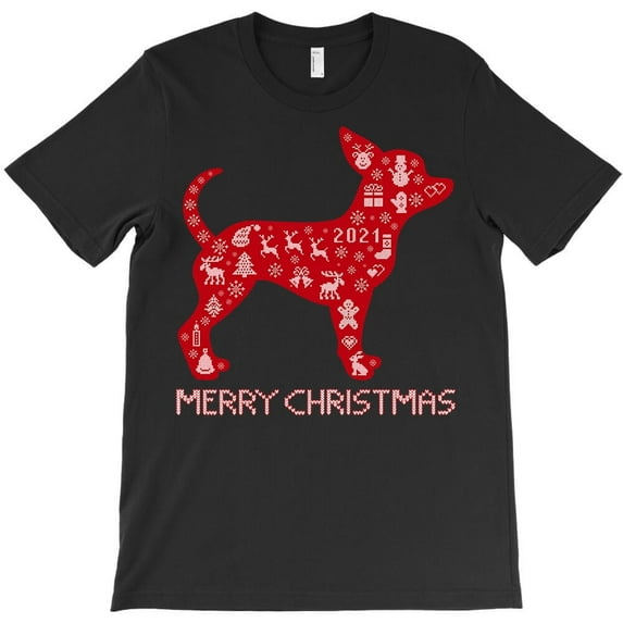 Chihuahua Pajama Funny This Is My Christmas Pajama Holiday Graphic - Fan Favorite, H4220 Unisex T-Shirt, Up to 5XL Available
