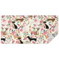 thumbnail image 1 of Chihuahua and Pioneer Flower Rectangle Tablecloth 60"x120",Waterproof Polyester Rectangle Table Cloth, Wipeable Spillproof Polyester Tablecloth for Dining, Camping, Indoor and Outdoor, 1 of 6