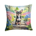 thumbnail image 1 of Chihuahua Spring Path Throw Pillow 14 in x 14 in, 1 of 2