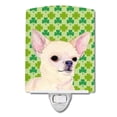 thumbnail image 1 of Chihuahua St. Patricks Day Shamrock Portrait Ceramic Night Light, 1 of 1
