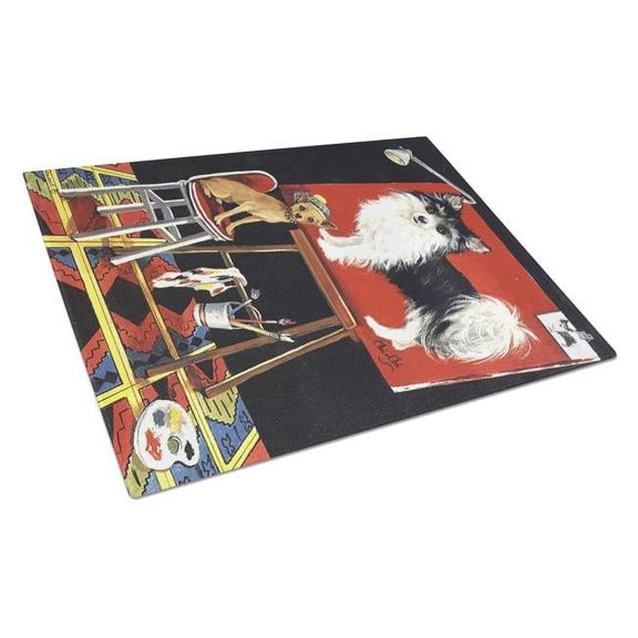 Chihuahua Think Big Glass Cutting Board - Large