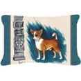 thumbnail image 1 of Chihuahua Totem Fabric Decorative Pillow, 1 of 1