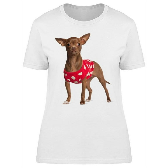 Chihuahua With Funny Shirt T-Shirt Women -Image by Shutterstock, Female Small