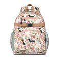 thumbnail image 1 of Chihuahua and Flower Backpack for School,Cute School Bag,Schoolbag with Adjustable Shoulder Straps & Padded Back,15.25"x11.5"x5.25", 1 of 6