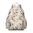 thumbnail image 1 of Chihuahua and Flower Florals Backpack for School,Cute School Bag,Schoolbag with Adjustable Shoulder Straps & Padded Back,13.4"x11"x4.7", 1 of 6