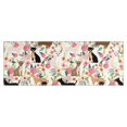 thumbnail image 1 of Chihuahua and Flower Florals Kitchen Rug Mat,Kitchen Runner Rugs Non Skid Washable,Decorative Kitchen Floor Mats for Kitchen,Sink,Laundry,17"X47", 1 of 5