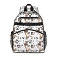 thumbnail image 1 of Chihuahua and Footprints Backpack for School,Cute School Bag,Schoolbag with Adjustable Shoulder Straps & Padded Back,15.25"x11.5"x5.25", 1 of 6