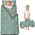 thumbnail image 1 of Chihuahua and Footprints Toddler Nap Mats for Kids Preschool,Sleeping Mat Bag or Kids,Toddler Sleeping Bag,Toddler Nap Mat or Daycare, 1 of 6
