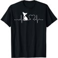 thumbnail image 1 of Chihuahua with Heartbeat - Chihuahua T-Shirt, 1 of 2
