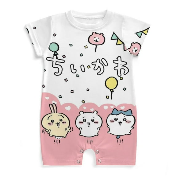 Chii-ka-w Newborn Baby Romper Clothing Infant Summer Baby Climbing Clothes Outfit For Boys Girls