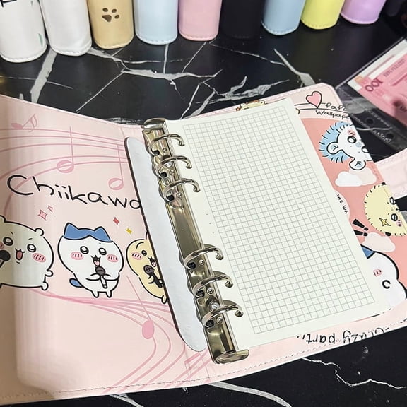 Chiikawa Cute A6 Savings Notebook Journal Diary Planner Portable Note-taking Stationery Office Daily
