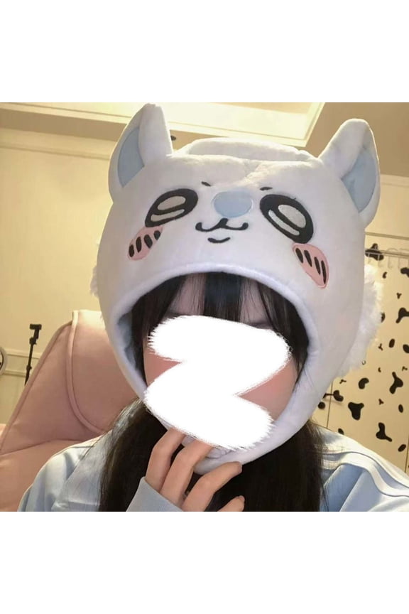 Chiikawa Hachiware Hat Cartoon Anime Accessories Plush Cute Birthday Gift