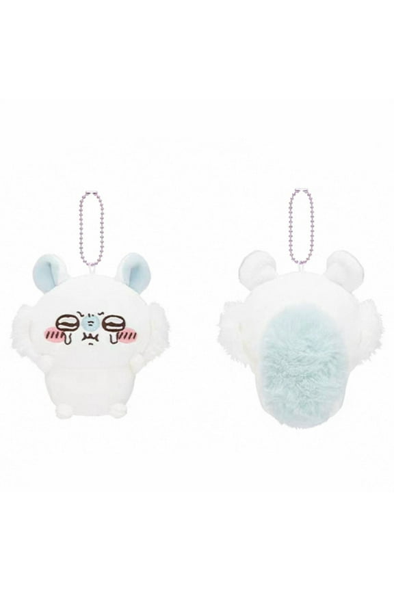 Chiikawa Hachiware Plush Keychain - Kawaii Cute Anime Character Stuffed Mascot Toy