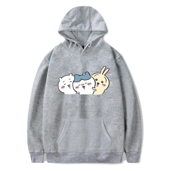 Chiikawa Hoodies Merch Winter Women Men Casual Clothing Printed Trend Fashion Pullovers