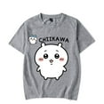 thumbnail image 1 of Chiikawa Merch T-shirt, Cute Printed Crew-neck Short Sleeves, Fun Pullover, Fashionable Top, Unisex T-shirt, 1 of 2