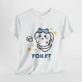 thumbnail image 1 of Chiikawa Sanrio Japanese Funny Toilet Meme Cotton Unisex T-shirt,White color,size M, 1 of 5