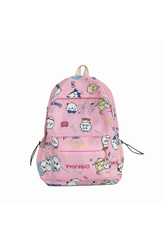 Chiikawa Usagi Cartoon Schoolbag Backpack Personalized Anti-theft Shoulder Bag for Teenager Knapsack Unisex Classic Campus Port